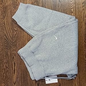 Nike Women's Sportswear Phoenix Fleece High-Waisted Joggers sweatpants, 3x, gray